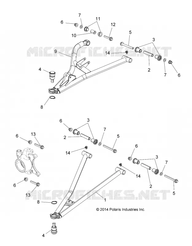 SUSPENSION AVANT CONTROL ARMS