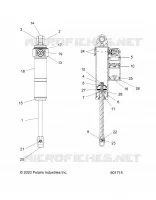 SUSPENSION, AMORTISSEUR ARRIERE TRACK