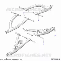 SUSPENSION AVANT CONTROL ARMS MOUNTING