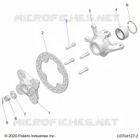 SUSPENSION AVANT CARRIER- Z23NAE99PR (C0704127-2)