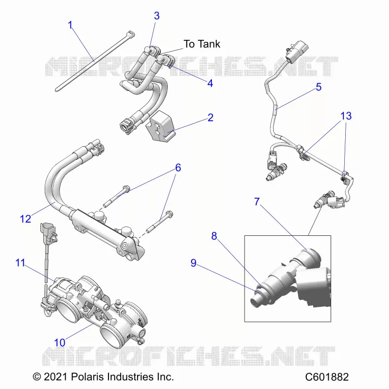 SYSTÃˆME D'ALIMENTATION, RAIL, LINES AND THROTTLE BODY