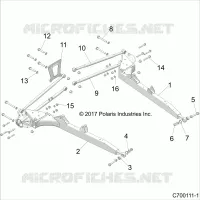 SUSPENSION ARRIERE CONTROL ARMS