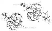ROUE INTERMEDIAIRE Magnum 6X6