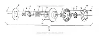EMBRAYAGE DE TRANSMISSION XLT 0966756 (4933823382C001)