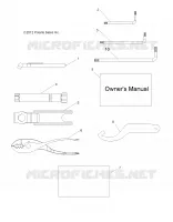 REFERENCES, TOOL KIT AND MANUEL DU PROPRIETAIRES
