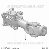 DRIVE TRAIN, PROP ARBRE DE TRANSMISSION ARRIERE
