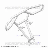 CARROSSERIE ARRIERE BUMPER, TRAIL