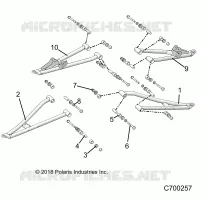 SUSPENSION AVANT CONTROL ARMS