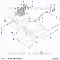 SYSTÃˆME DE TRANSMISSION, MAIN GEARCASE MOUNTING