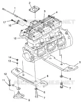 SUPPORT MOTEUR SLTX B974590 and INTL. SLTX I974590 (4941214121B001)