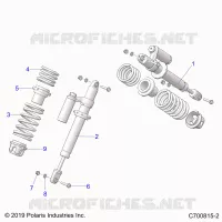 SUSPENSION, AMORTISSEUR AVANT MOUNTING