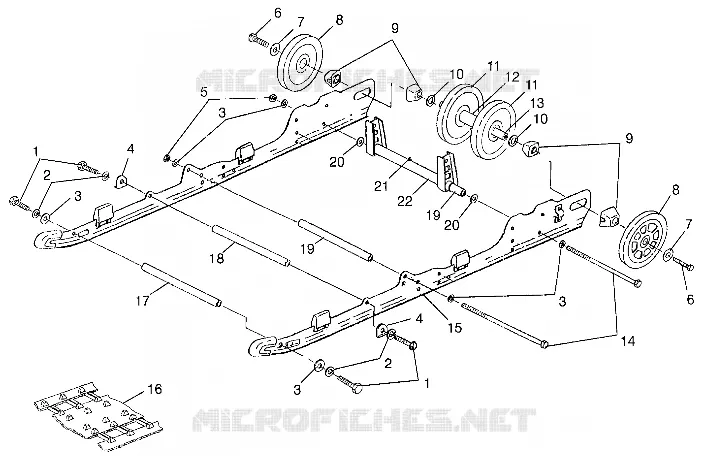 SUSPENSION 600 XCR 0985677 (4943164316B010)