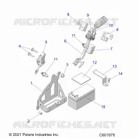 ELECTRICITE, BATTERY, MANUAL START POWER UP COMPONENTS