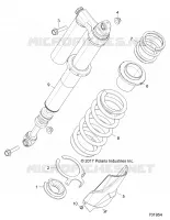 SUSPENSION, AMORTISSEUR ARRIERE MOUNTING