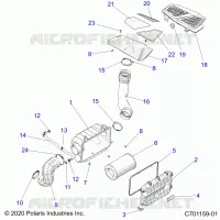 ENGINE, PRISE D'AIR SYSTEM