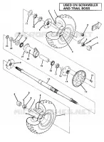 ROUE ARRIERE DRIVE ASSEMBLY (4911991199028A)