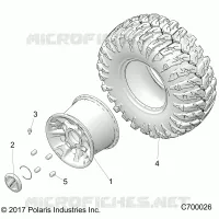 ROUES, REAR