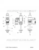 SUSPENSION, AMORTISSEUR AVANT TRACK, VELOCITY
