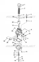 CARBURATEUR SPORT 0980443 AND SPORT TOURING 0980243 (4942054205C009)