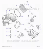 ENGINE, CORPS DE PAPILON AND FUEL RAIL