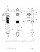 SUSPENSION, AMORTISSEUR ARRIERE TRACK