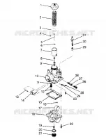 CARBURATEUR 6X6 400L, U.S. W958740, SWEDISH S958740 AND NORWEGIAN N958740 (4930273027E002)