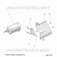 DEMARREUR MOTOR/SHIELD