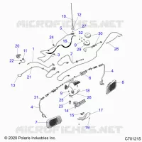 ELECTRICITE, DASH INSTRUMENTS RIDE COMMAND