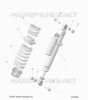 SUSPENSION, AMORTISSEUR AVANT MOUNTING