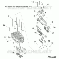 CYLINDRE HEAD AND VALVES