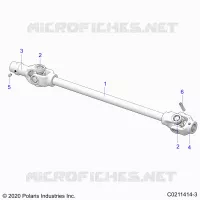 SYSTÃˆME DE TRANSMISSION, FRONT PROP SHAFT