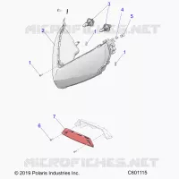 ELECTRICITE, HEADLIGHT AND TAILLIGHT