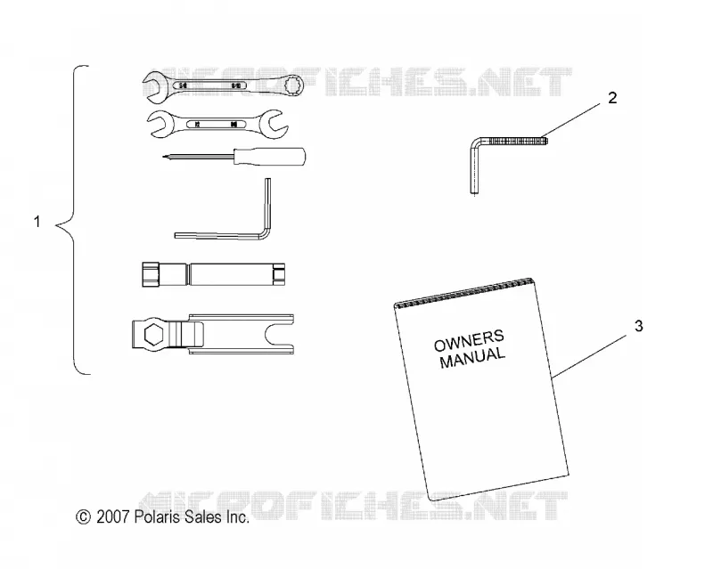 OUTILS and MANUEL DU PROPRIETAIRE