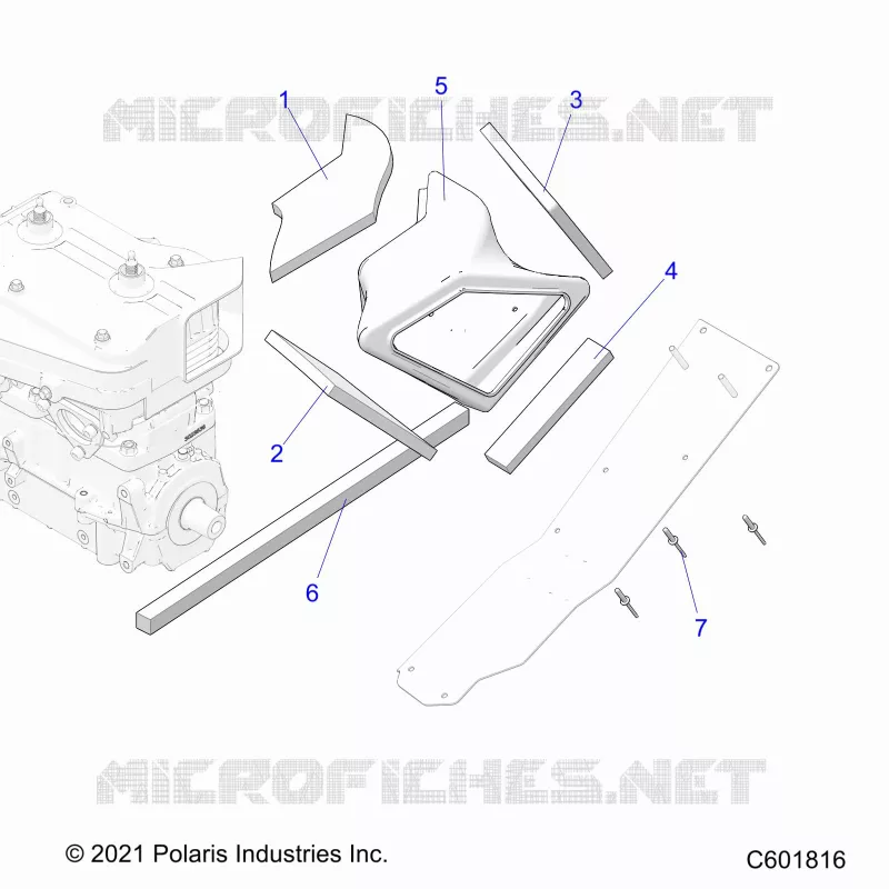 MOTEUR, AIR DUCT, OUTLET