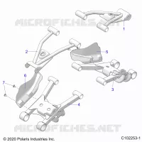 SUSPENSION ARRIERE CONTROL ARMS