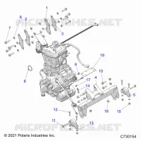 ENGINE, TRANSMISSION MOUNTING &amp; LONG BLOCK