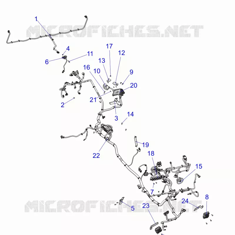 FAISCEAU ELECTRIQUE COMPONANTS- R20RSR99/A/B (C700856)