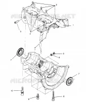 CARTERS MOTEUR  TRAIL 0962761, TRAIL TOURING 0962262,  and EUROPEAN TRAIL TOURIN (4931763176C014)