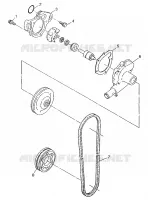POMPE A EAU WIDETRAK LX 0972065 and EUROPEAN WIDETRAK LX E972065 (4938223822C009)