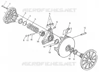 EMBRAYAGE DE TRANSMISSION WIDETRAK GT 0972061 AND EUROPEAN WIDETRAK GT E972061 (4938173817B013)