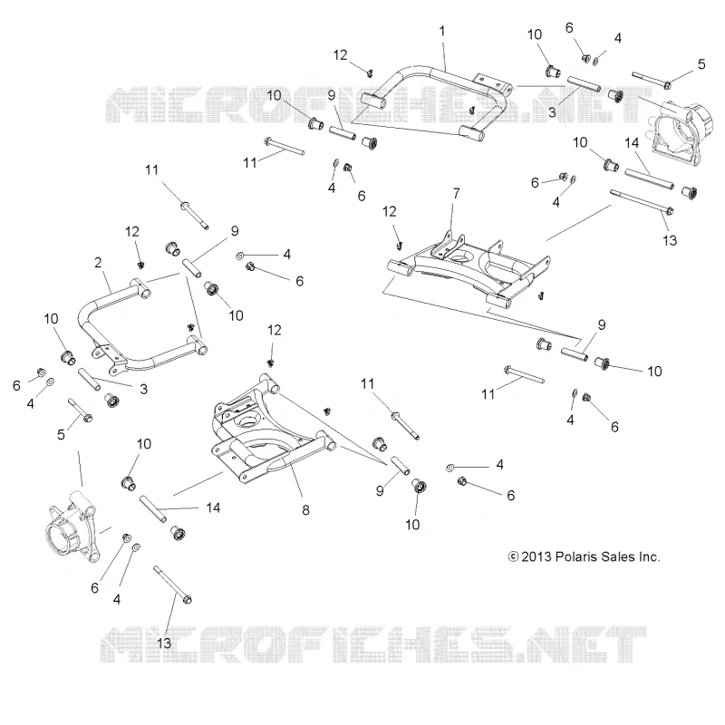 SUSPENSION ARRIERE CONTROL ARMS
