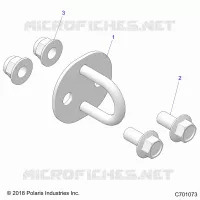 CHASSIS, TOW HOOK