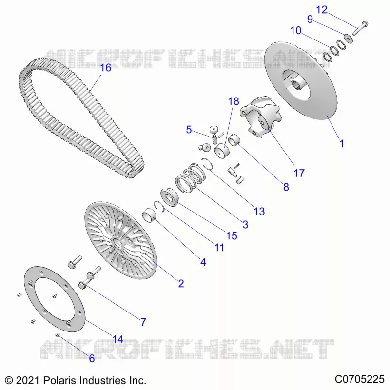 SYSTÃˆME DE TRANSMISSION, SECONDARY CLUTCH