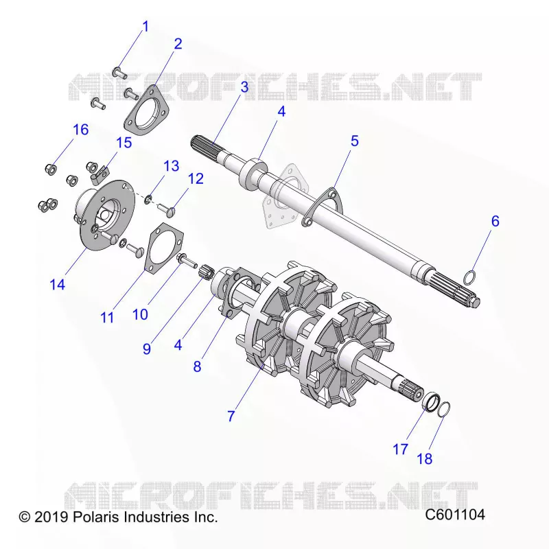 DRIVE TRAIN, JACKSHAFT AND ARBRE DE TRANSMISSION