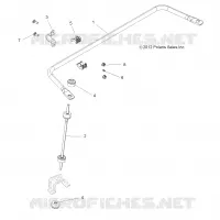 SUSPENSION, BARRE DE TORSION, REAR