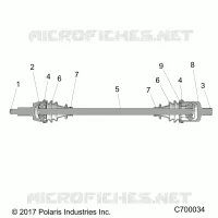 SYSTEME DE TRANSMISSION, FRONT HALF SHAFT