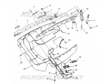 CARROSSERIE AVANT SUPER SPORT 0950743 (4928882888A008)