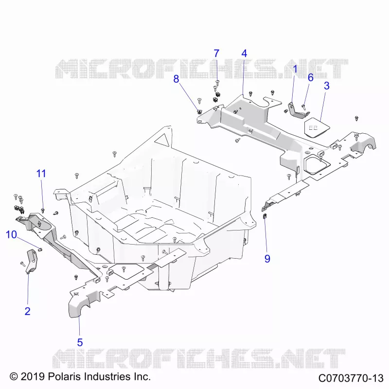 CARROSSERIE ARRIERE RACK, MOUNTING