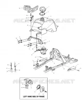 CARBURANT TANK AND CARBURATEUR MOUNTING