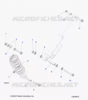 SUSPENSION, SUPPORT AMORTISSEUR  AND SPRING (FT/RT)